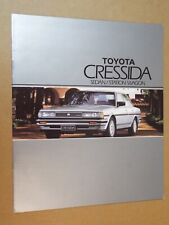 Toyota Cressida 1986 original gran formato folleto de 16 páginas, usado segunda mano  Embacar hacia Argentina