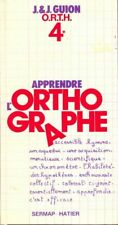 2864563 apprendre orthographe d'occasion  France