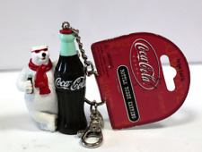 Coca-Cola Polar Bear Late 1990s Advertising Keychain for sale  Shipping to South Africa