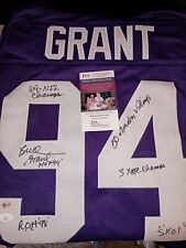 Usado, Camiseta personalizada Bud Grant Minnesota Vikings assinada com inscrição #94 HOF SKOL! Certificado de autenticidade JSA comprar usado  Enviando para Brazil