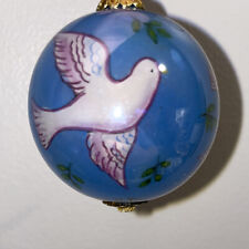 LI BIEN 2005 Peace Doves Christmas Ornament Hand Painted Pier 1 for sale  Fuquay Varina