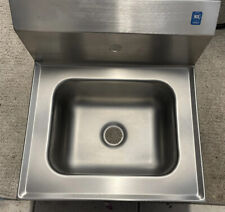 Elkay Stainless Steel 16-3/4" x 15-1/2" x 13"Single Bowl Sink Wall Hung Handwash for sale  Shipping to South Africa
