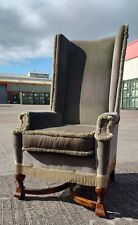 Antique wing armchair for sale  GATESHEAD