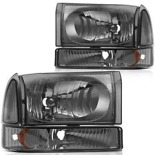 Usado, Faróis para 00-04 Ford Excursion 99-04 Ford F-250/350/450/550 Super Duty par comprar usado  Enviando para Brazil