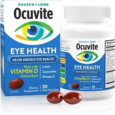 2 UNK Ocuvite Salud Ocular con Antioxidante Vitamina D, 30 Mini Gecillas Blandas 324208465356, usado segunda mano  Embacar hacia Argentina