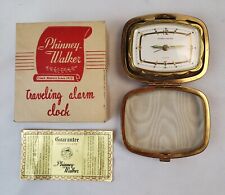Reloj despertador de viaje retro vintage Phinney Walker cuerda ¡Caja original y papeles! segunda mano  Embacar hacia Argentina