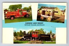 Used, Detour Village MI-Michigan, Caribou Lake Resort, Advertising Vintage PC Postcard for sale  Shipping to South Africa