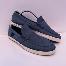 Polo Ralph Lauren Loafers Men’s UK 9 EU 43 Canvas Blue Summer Espadrilles, used for sale  Shipping to South Africa