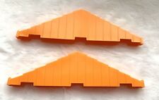 Used, 🌷Vintage Lot 2 Playskool Original Lincoln Logs Orange Roof Trusses 8” - 3 Notch for sale  Shipping to South Africa