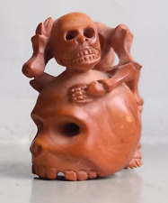 Netsuke skelton skull for sale  HOLSWORTHY