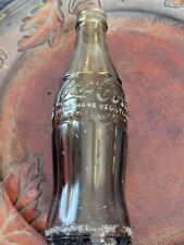 Used, Vintage Coca-Cola Amber 6.5-oz Bottle Hobbleskirt Tapered Ribbed Jellico Tenn for sale  Shipping to South Africa