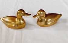 Vtg brass ducks for sale  Shipping to Ireland