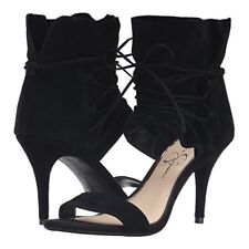 Zapatos de salón para mujer Jessica Simpson Madeena con cordones, tallas 8,5 gamuza negra segunda mano  Embacar hacia Mexico