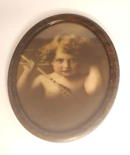 Usado, Arco e flecha vintage Cupid Awake bebê menina folha de carvalho 1897 MB Parkinson comprar usado  Enviando para Brazil