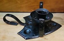 Antique Wrought Iron European Ships Gimbal Style Tapered Candle Holder for sale  Shipping to South Africa