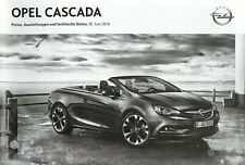 2016 opel cascada d'occasion  Expédié en Belgium