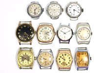 Colección de once relojes vintage de varias marcas para restauración o piezas segunda mano  Embacar hacia Argentina