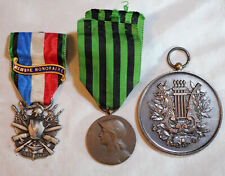 Lot french medals d'occasion  Expédié en Belgium