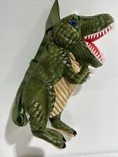 Usado, Mochila de felpa Dinosaurio T-Rex correas ajustables con cremallera cierre hobby vestíbulo usado segunda mano  Embacar hacia Argentina