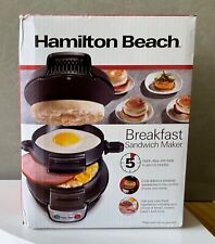 Sanduicheira Hamilton Beach café da manhã modelo 25621 - Preta NUNCA USADA comprar usado  Enviando para Brazil