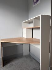 white corner office desk for sale  LIVERPOOL