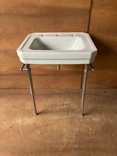 porcelain sink stand white for sale  Oneonta