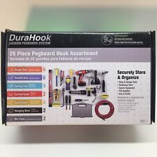 26-Pc DuraHook Locking Pegboard Hook Assortment *New Open Box* for sale  Shipping to South Africa