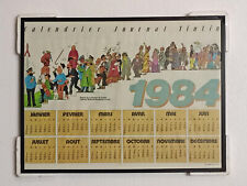 Calendrier tintin 1984 d'occasion  France