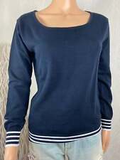 Pullover coton bleu d'occasion  France