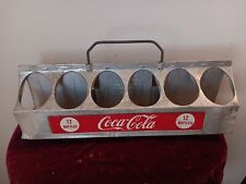 Paquete de 12 portabotellas de metal Coca Cola de los años 50 soporte de aluminio para carrito de coca cola  segunda mano  Embacar hacia Argentina