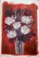 Bouquet pivoines peinture d'occasion  Houdan