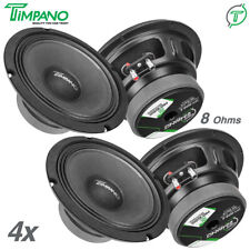 4x Timpano Audio TPT-MD8-8 alto-falante midrange áudio profissional 8 polegadas 8 ohms pacote 2800w comprar usado  Enviando para Brazil