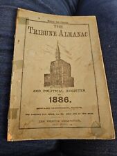 1886 The Tribune Almanac and Political Register, Pres. Cleveland and Indian Act comprar usado  Enviando para Brazil
