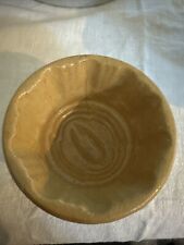 "Antiguo cuenco molde de comida/pudín de cerámica amarillo pequeño de 4""" segunda mano  Embacar hacia Argentina