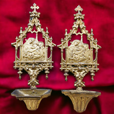 Acquasantiere bronzo dorato usato  Asti