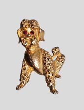 Vintage goldtone poodle for sale  PLYMOUTH