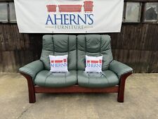 Green leather ekornes for sale  BOSTON