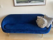 Blue velvet couch for sale  Arlington