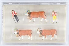 Figuras suizas vintage PREISER H0 escala 1:87 pastor de vacas #10404 prefabricadas segunda mano  Embacar hacia Argentina