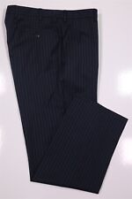 Used, Brooks Brothers by Cantarelli Fitzgerald Navy Blue Pinstripe Wool Pants 34x30 for sale  Shipping to South Africa