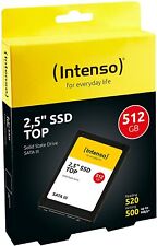 SSD INTERNO SATA III TOP 512GB, 2.5" NERO 6Gb/s fino a 520 MB/s  INTENSO 3812450 usato  Napoli
