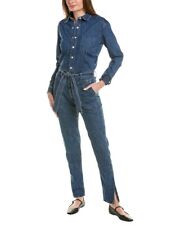 Rag & Bone 'Mia' Belted Straight Denim Jumpsuit Vincent Size Small for sale  Shipping to South Africa