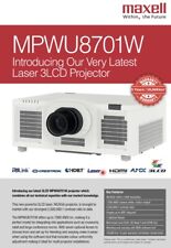 Projektor laserowy Maxell MP-WU8701W 3LCD, 7000lm, 1920x1200, WUXGA CR 2500000:1 na sprzedaż  Wysyłka do Poland