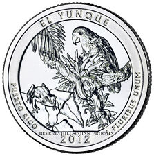 2012 El Yunque Bosque Nacional de Puerto Rico trimestre Philadelphia Denver 2 Monedas segunda mano  Embacar hacia Argentina