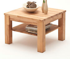 Couchtisch Kern Buche massiv Wohnzimmer Tisch Holz quadratisch Ablage 65x65 Paul gebraucht kaufen  Warendorf