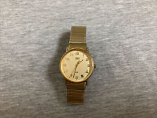 Reloj de pulsera vintage Timex cuarzo tono dorado cell LA que no funciona segunda mano  Embacar hacia Argentina