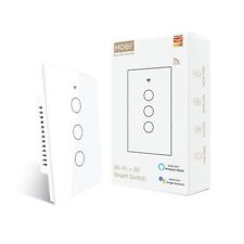 Interruptor inteligente MOES 2.4GHz WiFi toque de parede fio neutro necessário, 3 vias Multi-Cont comprar usado  Enviando para Brazil