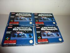 nigel mansell's world champions racing snes super nintendo aus pal cib comprar usado  Enviando para Brazil