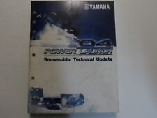 Yamaha Power Launch 2004 moto de nieve actualización técnica manual fabricante de equipos originales libro 04  segunda mano  Embacar hacia Argentina
