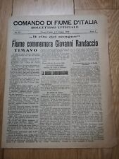 Volantino fiume annunzio usato  Treviso